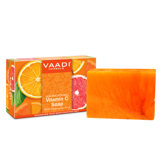Organic Vitamin C Soap with Hyaluronic Acid (75 gms / 2.7 oz)