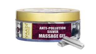 SILVER MASSAGE GEL WITH PURE SILVER DUST AND SANDALWOOD OIL (50gm)