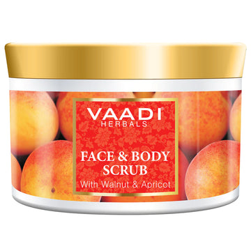 FACE AND BODY SCRUB WITH WALNUT AND APRICOT (500gm)