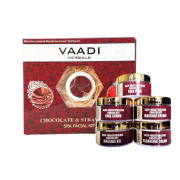 CHOCOLATE SPA WITH STRAWBERRY EXTRACT FACIAL KIT (270gm)