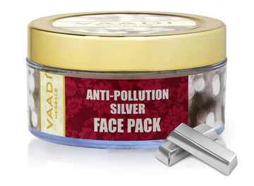SILVER FACE PACK WITH PURE SILVER DUST AND LAVENDER OIL (70gm)